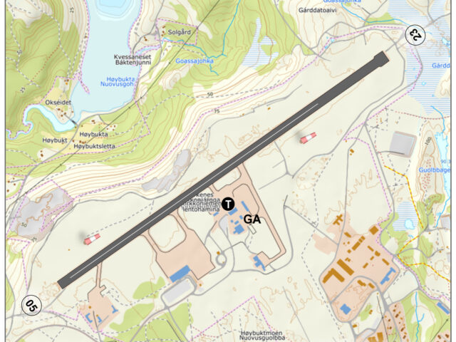 Kirkenes lufthavn, Høybuktmoen